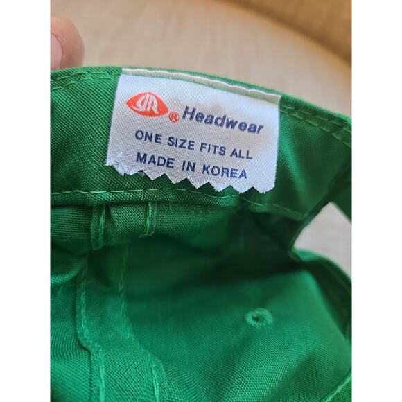 Vintage Snapback Farm Trucker Cap John Deere Tractor Dealer Fisher- Green - Picture 7 of 7